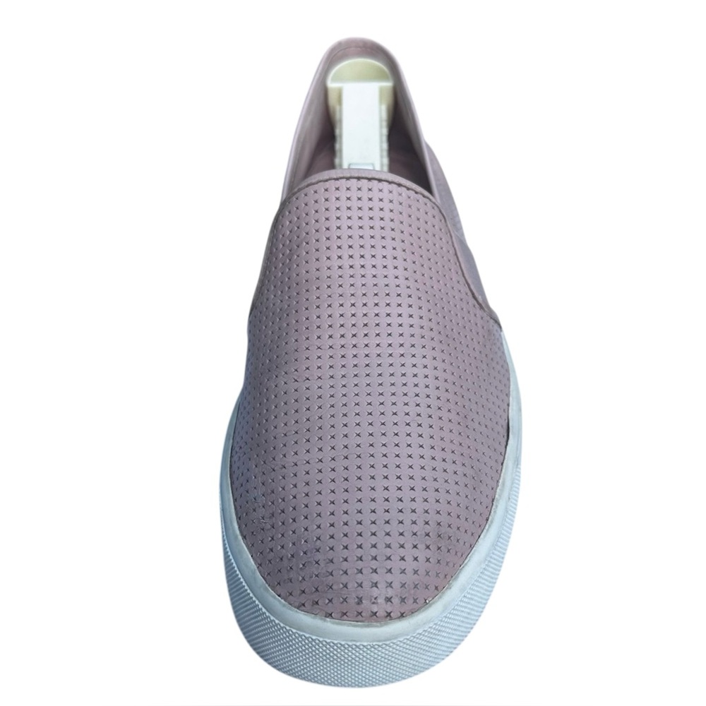 Vince Perforated Leather Slip On Sneakers Shoes Blair 5 Rose Pink US 8 Comfy - Picture 10 of 16